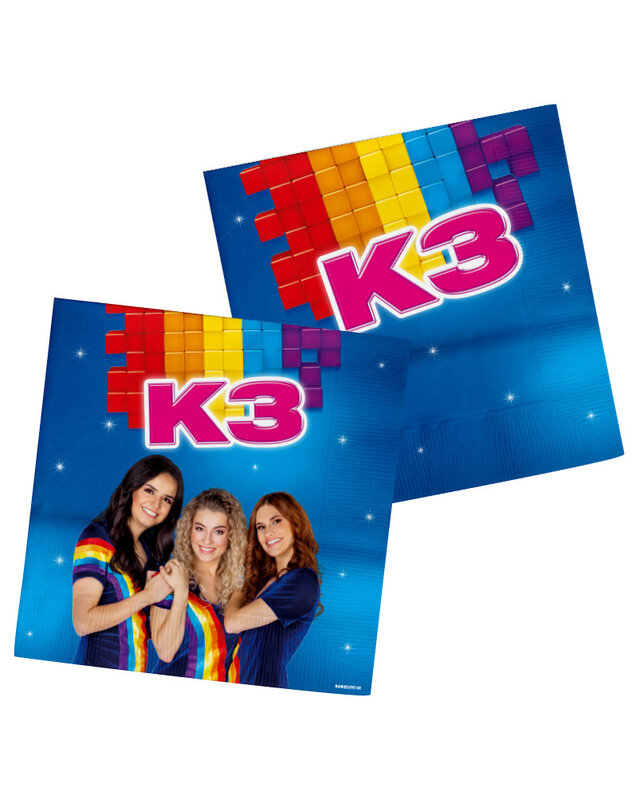 Folat K3 Servetten Versiering 33 X 33 Cm 20 Stuks