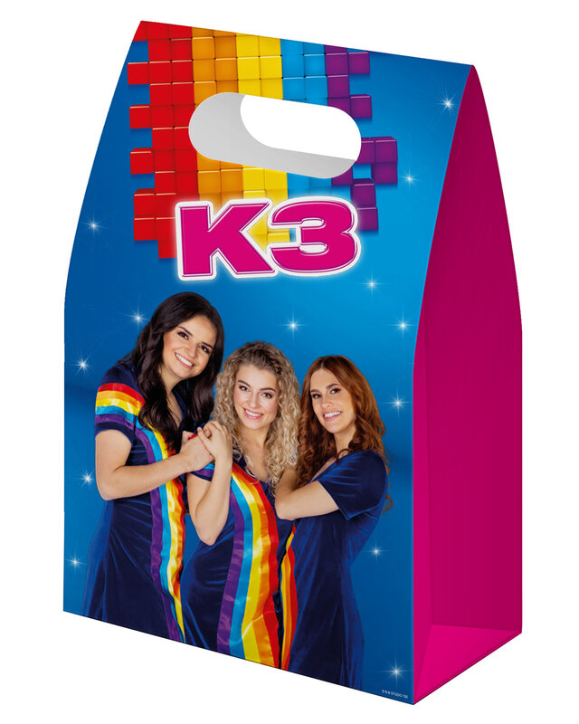 Folat K3 Traktatie Zakjes K3 Uitdeelzakjes 4 Stuks