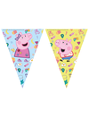 Globos Vlaggenlijn Peppa Pig Versiering Slingers 2.3 Meter