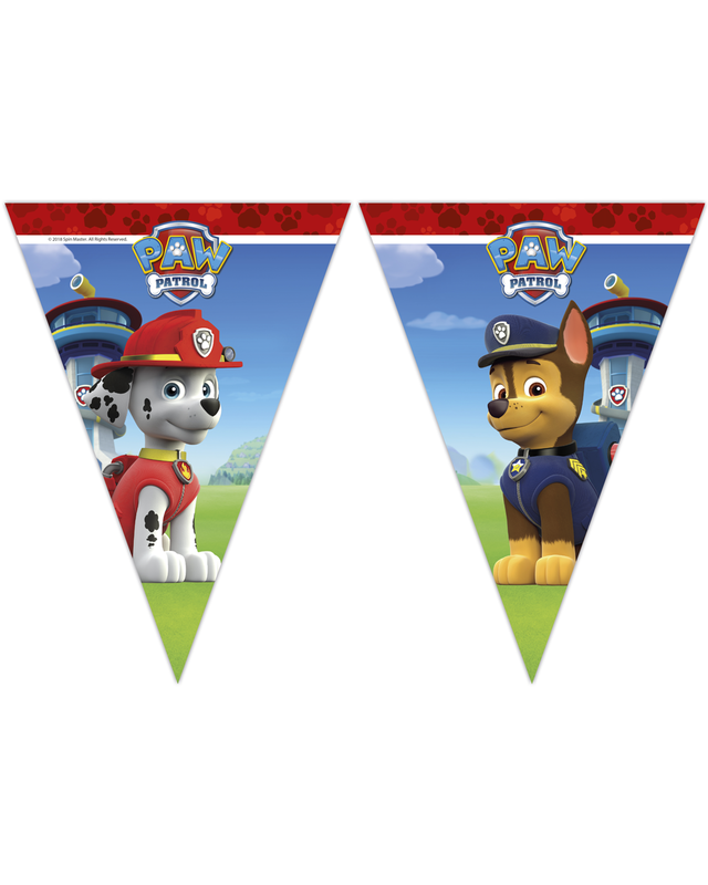 Globos Vlaggenlijn Paw patrol Slingers 2.3 Meter