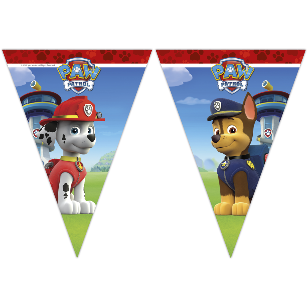 Globos Vlaggenlijn Paw patrol Slingers 2.3 Meter