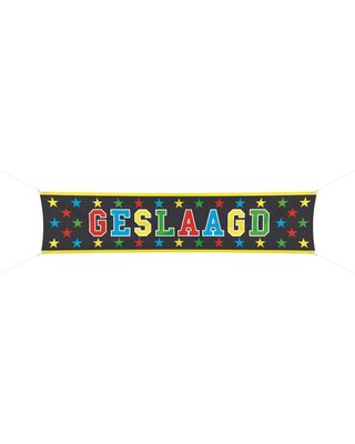 Folat Banner Geslaagd 180x40 cm