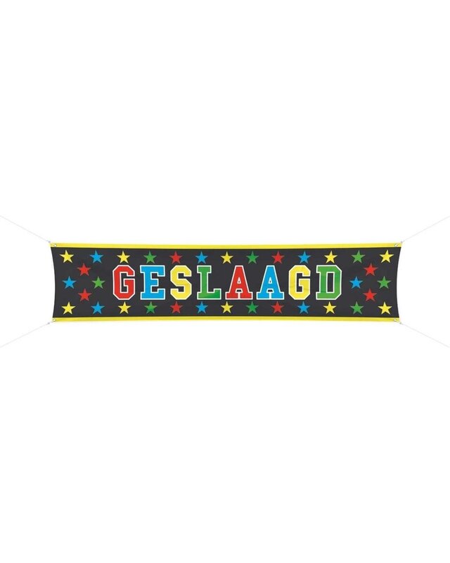 Folat Banner Geslaagd 180x40 cm