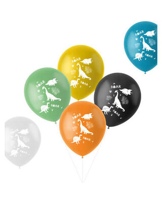 Folat Dino ballonnen 6 Stuks