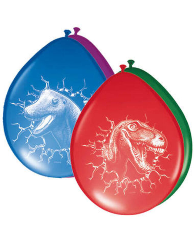 Folat Dino Ballonnen Versiering 6 Stuks
