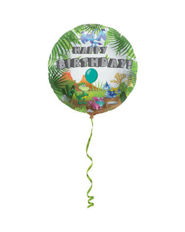 Folat Dino Happy birthday folieballon 45 cm