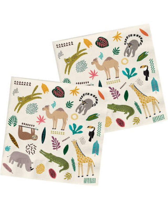 Folat Zoo Servetten 20 stuks