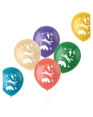Folat Zoo ballonnen 6 Stuks