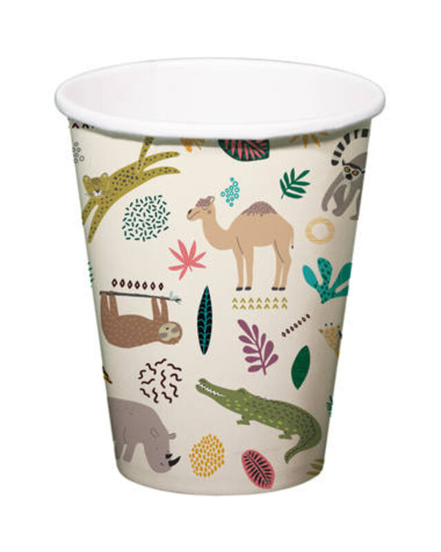 Folat Zoo bekers 6 stuks