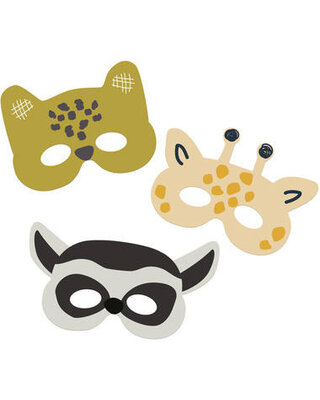Folat Zoo Masker 6 Stuks