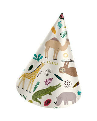 Folat Zoo Hoedjes 6 Stuks