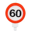 Kaars verkeersbord 60 Jaar