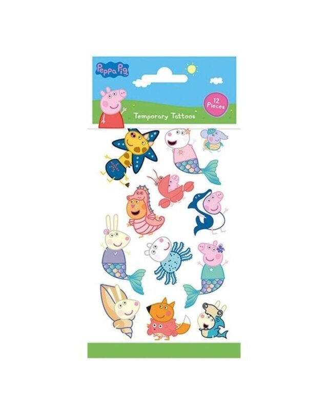 Globos Peppa Pig plaktattoo