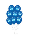 Q2party Blauwe Metallic Ballonnen 34 Cm 100 Stuks