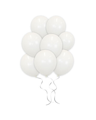 Q2party Witte Ballonnen 34 Cm 100 Stuks