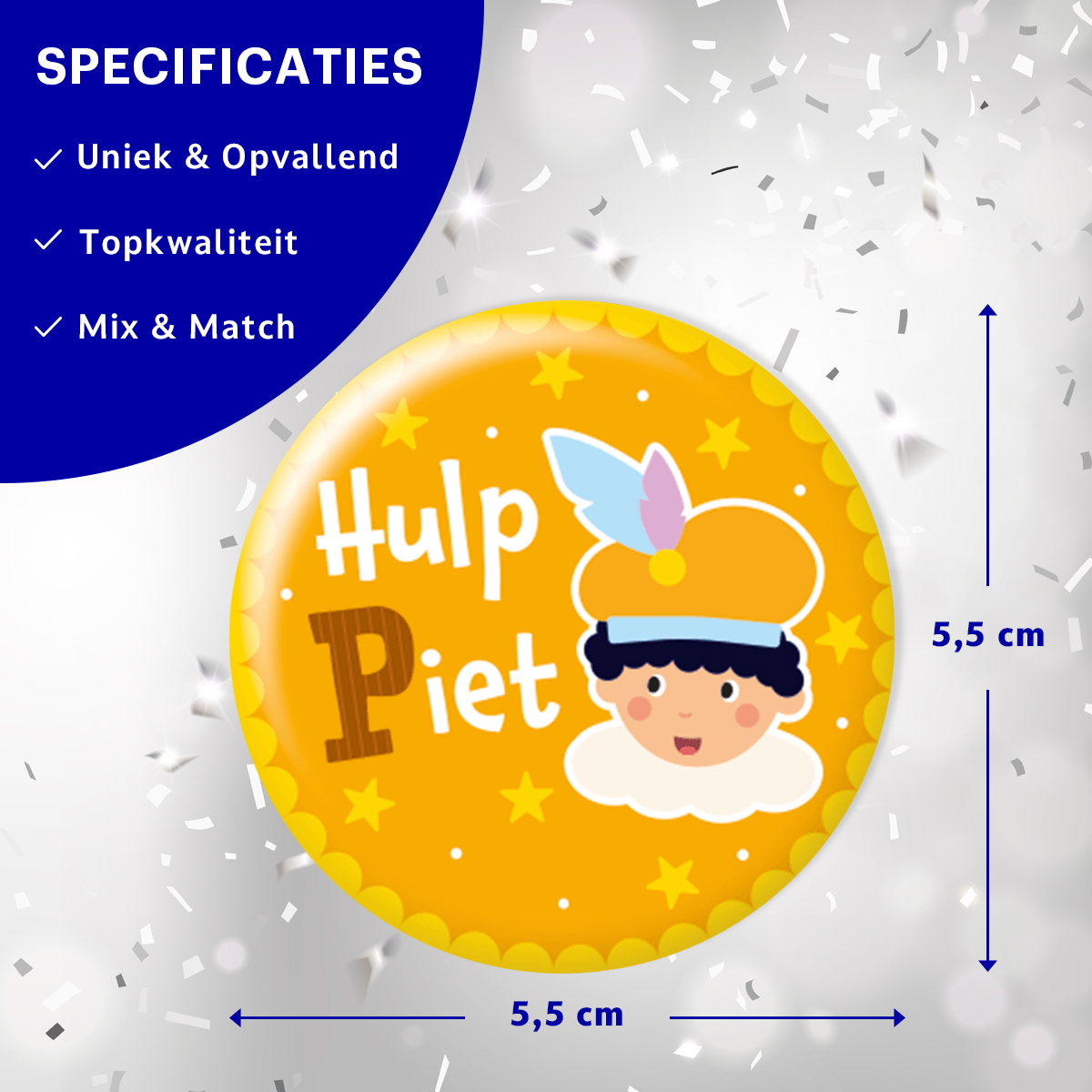 BTH Paperdreams Piet Button