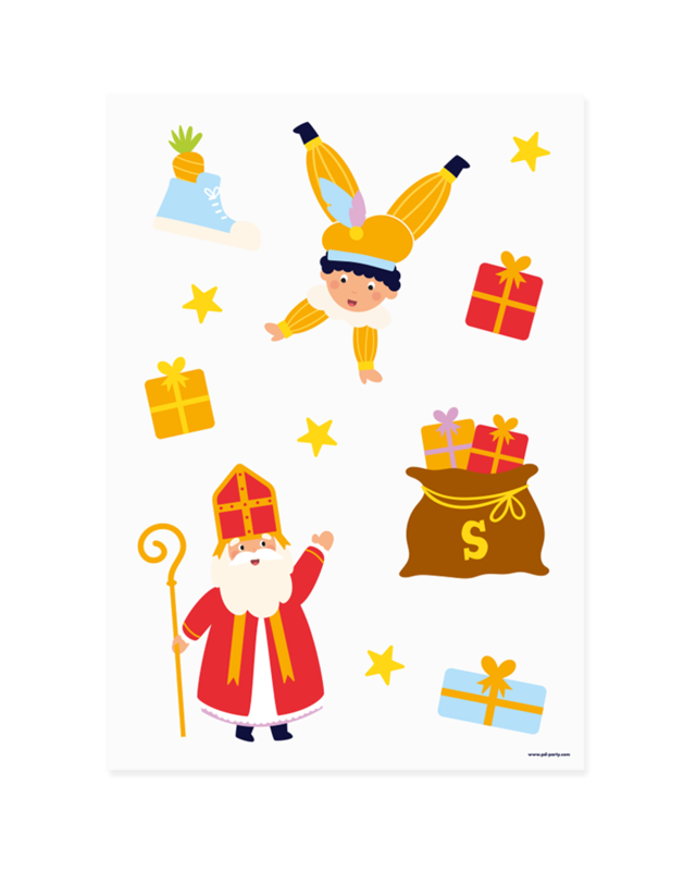 BTH Paperdreams Sint raamsticker