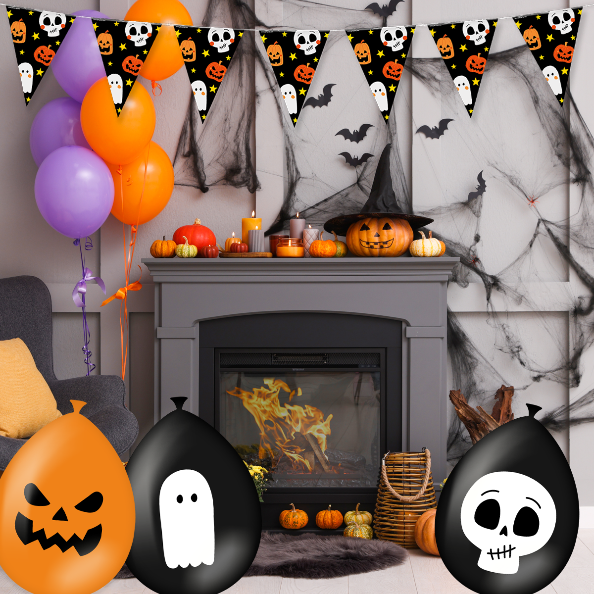 BTH Paperdreams Halloween Latex ballon