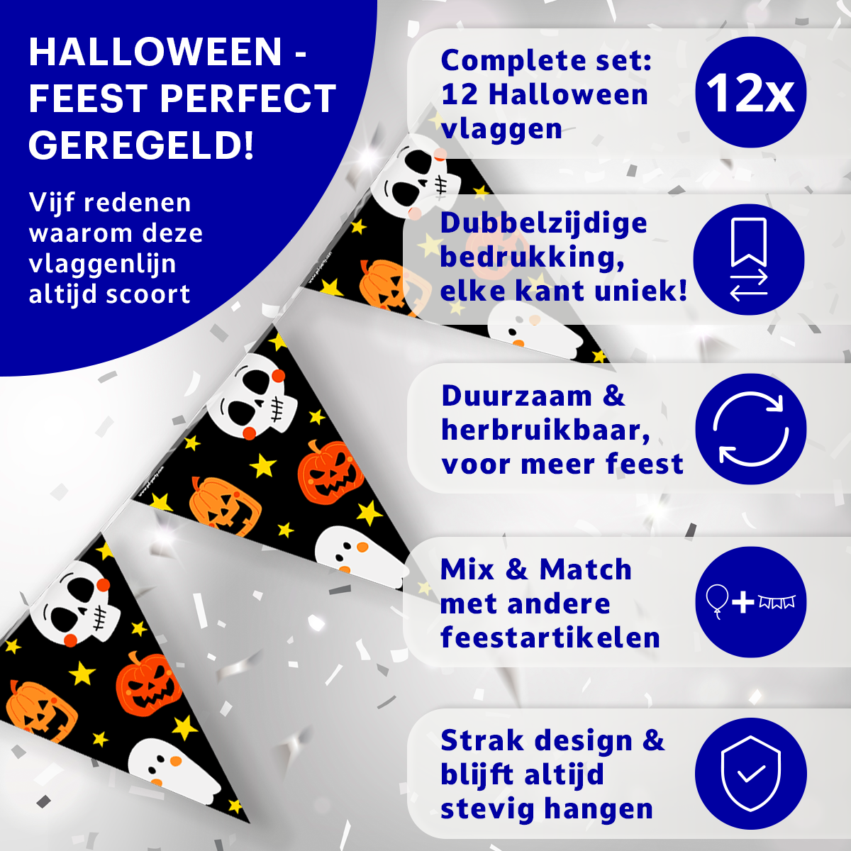 BTH Paperdreams Halloween vlaggenlijn