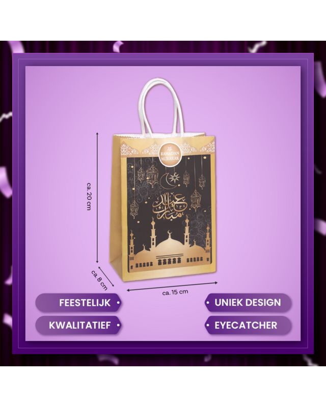 Q2P Eid Mubarak Zakje Bruin