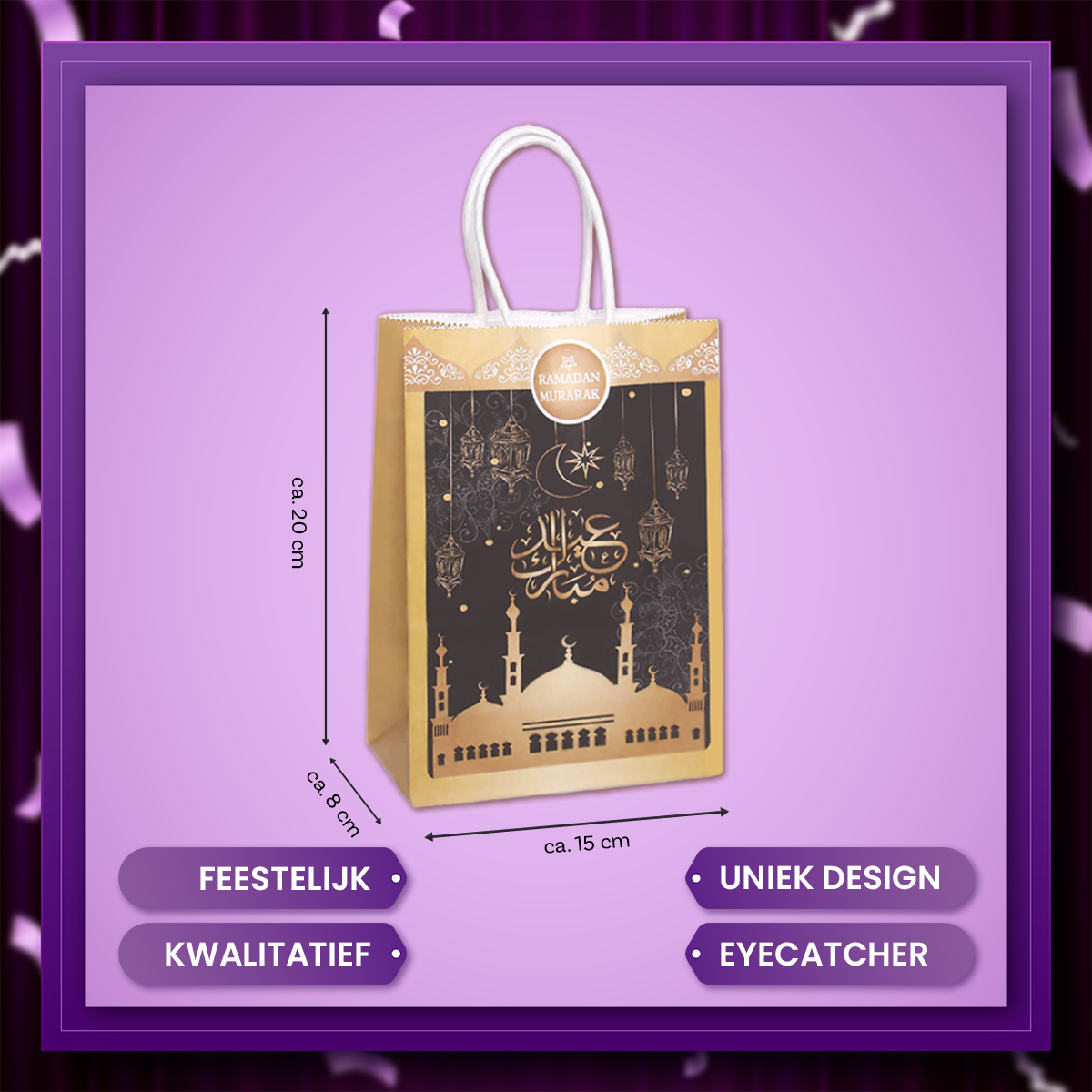 Q2P Eid Mubarak Zakje Bruin