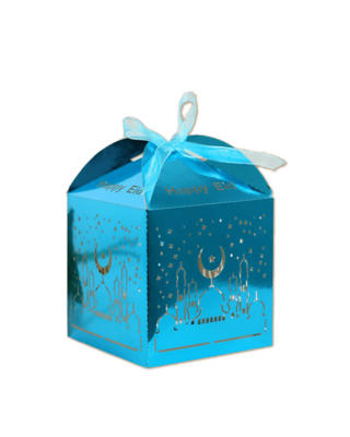 Q2P Eid Mubarak Box blauw