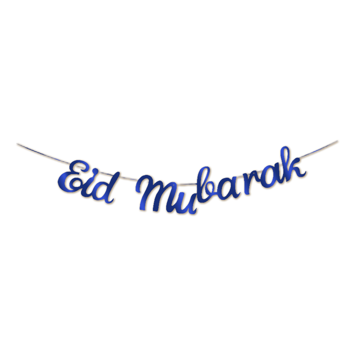 Q2P Eid Mubarak Slinger Blauw