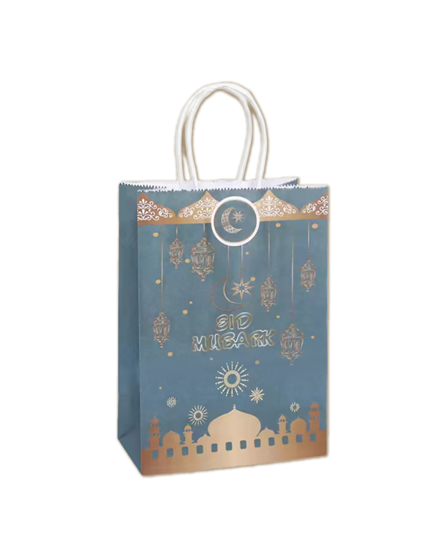 LUQ Eid Mubarak Zakje Grijs