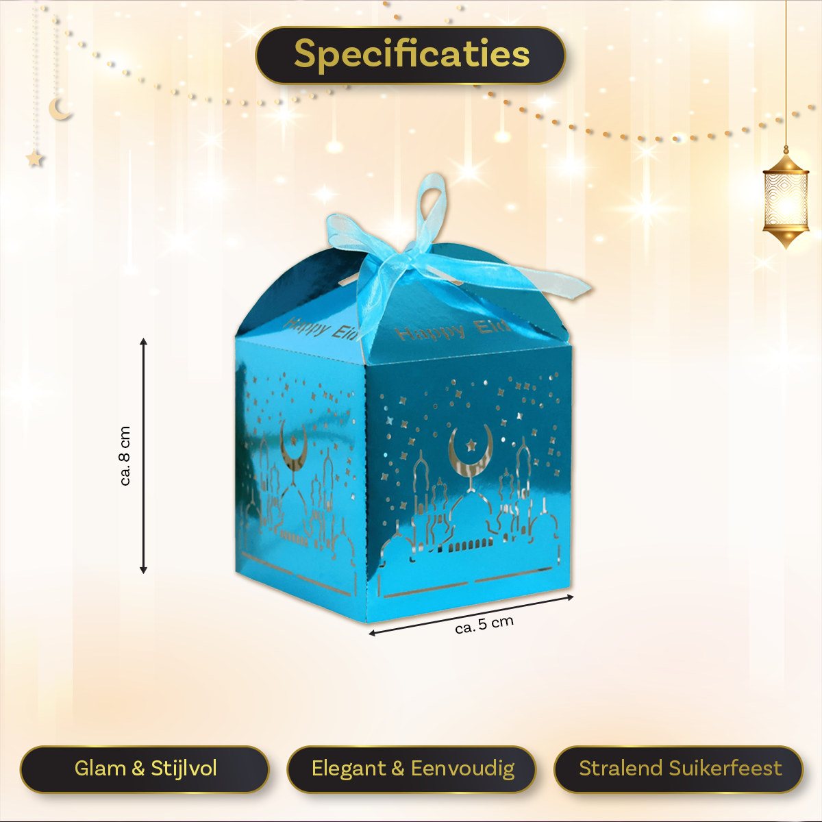 LUQ Eid Mubarak Box Blauw