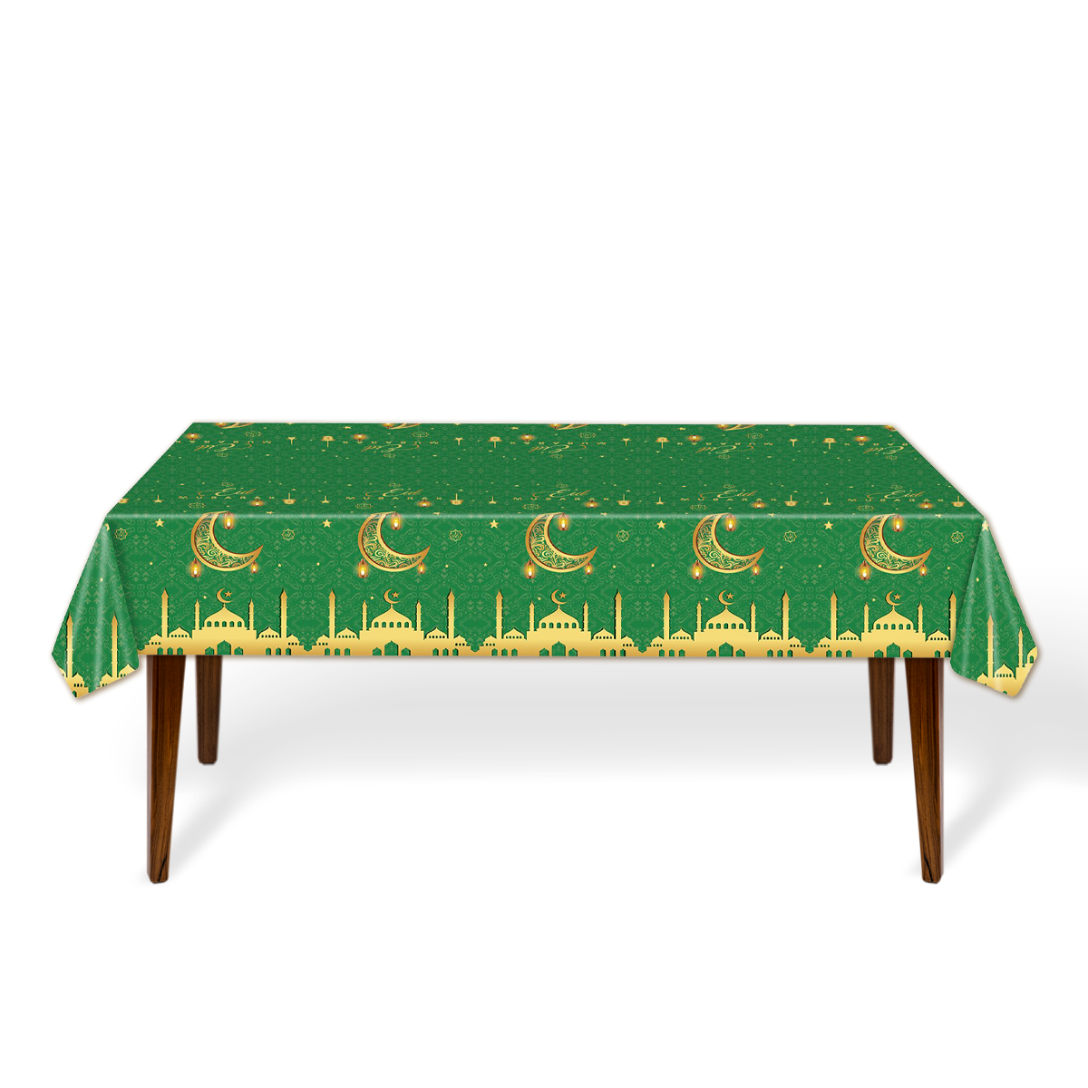 LUQ Eid Mubarak Tafelkleed Groen