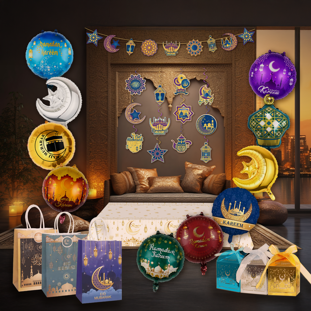 LUQ Eid Mubarak Box Goud