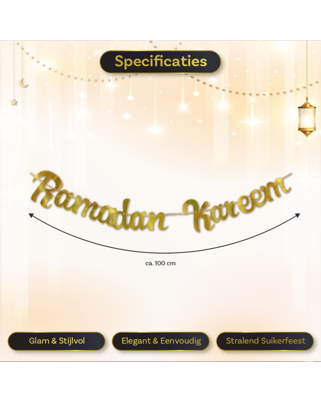 LUQ Ramadan Slinger Goud