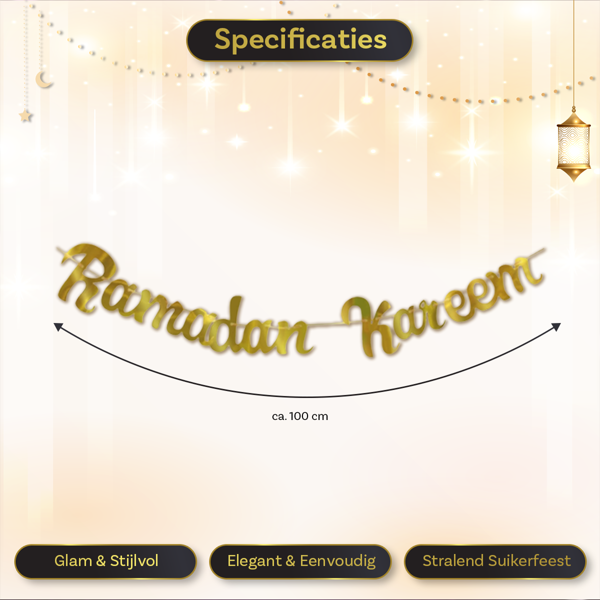 LUQ Ramadan Slinger Goud