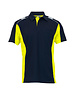 Rescuewear Poloshirt Dynamic korte mouw Marineblauw/Neongeel