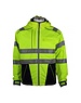 Rescuewear Softshell Jacke Dynamic HiVis Klasse 3, Navy Blau / Neon Gelb