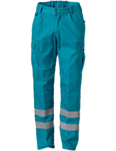 Rescuewear Unisex Hose Enamel Blau, mit Knietaschen