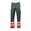 Rescuewear Unisex Hose HiVis, Grau / Neon Rot