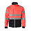 Rescuewear Softshell jas HiVis Kl.3 Zwart Neon Rood