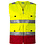 Rescuewear Zomerhesje HiVis Kl. 1 Rood / Neon Geel