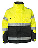 Rescuewear Midi Parka HiVis, Klasse 3 Schwarz/ Neongelb