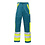 Rescuewear Unisex Broek Dynamic, HiVis Klasse 1, Enamelblauw/neongeel