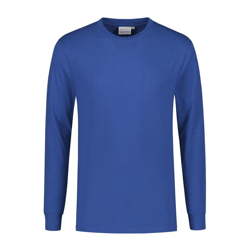 T-shirt lange mouw James, kobaltblauw Rescuewearshop.nl