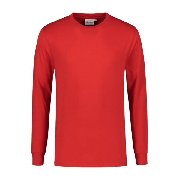 Santino T-shirt lange mouw James, rood