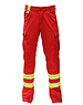 Rescuewear Unisex broek voor waterrescue, rood