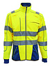 Rescuewear Sweatjack Dynamic HiVis, Kobaltblauw/Neongeel