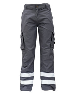 Rescuewear Unisex Hose Wiesbaden mit Stretch Einsatz, Grau, OUTLET, Grösse 27