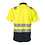 Rescuewear Poloshirt korte mouw, Marineblauw/Neongeel, HiVis Klasse II