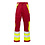 Rescuewear Rescuewear Unisex Hose Dynamic HiVis, Klasse 1, Rot / Neon Gelb