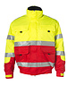 Rescuewear Pilot jack, HiVis, Rood / Neongeel