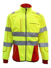 Rescuewear Sweatjacket Dynamic HiVis, Rot/Neongelb